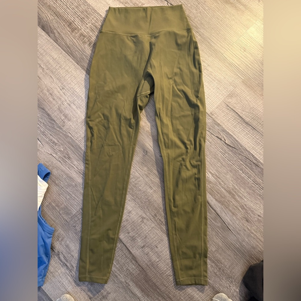 Buffbunny High-Waist Olive Green Active Leggings
